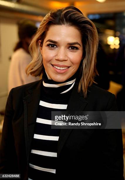 Actress America Ferrera attends AT&T At The Lift during the 2017 Sundance Film Festival on January 22, 2017 in Park City, Utah.