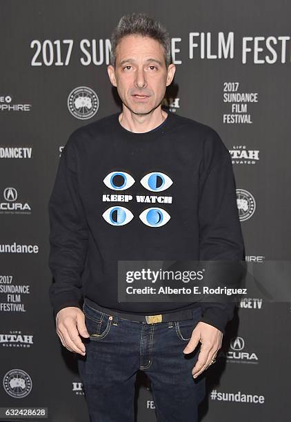 Musician Adam Horovitz attends the "Golden Exits" Premiere on day 4 of the 2017 Sundance Film Festival at Library Center Theater on January 22, 2017...