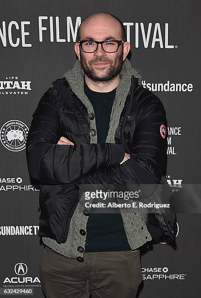 Robert Greene attends the "Golden Exits" Premiere on day 4 of the 2017 Sundance Film Festival at Library Center Theater on January 22, 2017 in Park...
