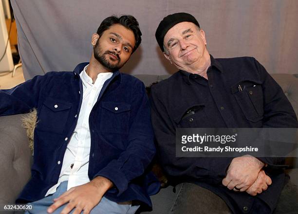 Actors Siddharth Dhananjay and Ray Iannicelli attend AT&T At The Lift during the 2017 Sundance Film Festival on January 22, 2017 in Park City, Utah.