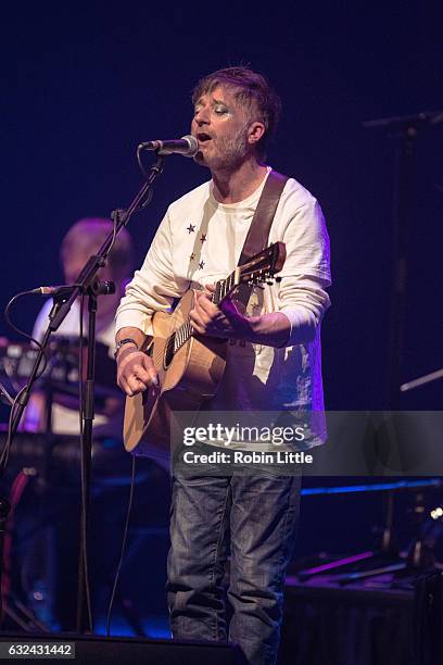 King Creosote performs at the Barbican on January 22, 2017 in London, United Kingdom.