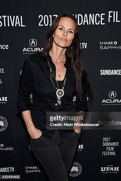 Producer Heather Rae attends the New Climate Lunch Roundtable on day 4 of the 2017 Sundance Film Festival at Wahso Asian Grill on January 22, 2017 in...