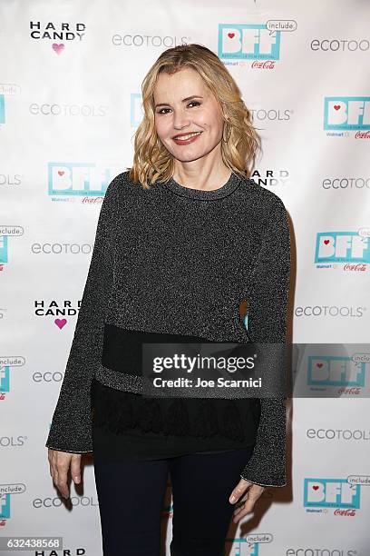 Geena Davis attends the Bentonville Film Festival Hosted Cocktails and Conversation event at Rock & Reilly's on January 22, 2017 in Park City, Utah.