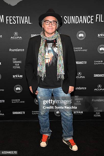 Executive producer Ernest Webb attends "RUMBLE: The Indians Who Rocked The World" Premiere on day 4 of the 2017 Sundance Film Festival at Yarrow...