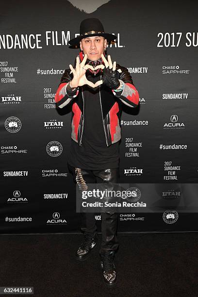 Rapper Taboo attends "RUMBLE: The Indians Who Rocked The World" Premiere on day 4 of the 2017 Sundance Film Festival at Yarrow Hotel Theater on...