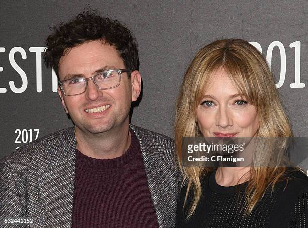 Director Craig Johnson and Judy Greer attend the 'Wilson' Premiere on day 4 of the 2017 Sundance Film Festival at Eccles Center Theatre on January...