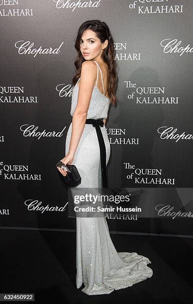 Doina Ciobanu attends Chopard presenting The Garden of Kalahari at Theatre du Chatelet on January 21, 2017 in Paris, France.