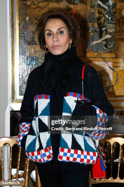 Naty Abascal attends the Schiaparelli Haute Couture Spring Summer 2017 show as part of Paris Fashion Week on January 23, 2017 in Paris, France.
