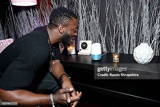 Actor Aldis Hodge attends Google Home x Sundance x Wanderluxxe celebrate diversity at the home of Barry & Amy Baker on January 22, 2017 in Park City,...