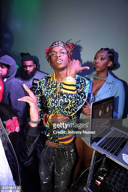 Rich The Kid attends S.O.B.'s on January 22, 2017 in New York City.