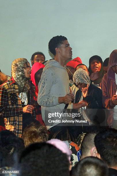 Jay Critch performs at S.O.B.'s on January 22, 2017 in New York City.