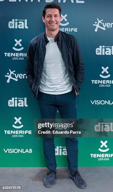 Jaime Cantizano attends the 'Cadena Dial' awards press conference at Prisa Radio studios on January 23, 2017 in Madrid, Spain.