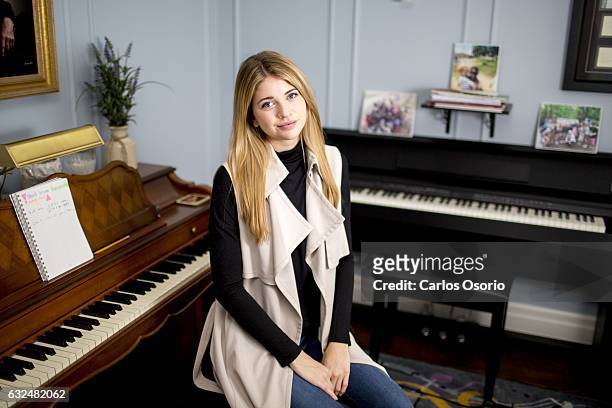 Sarah Fisher. Story is about a film coming out called Kiss and Cry, it's based on the true story of Carley Allison, a Toronto girl who died from a...