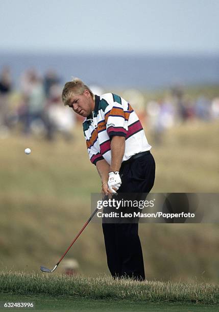 John Daly of the United States in action during the British Open Championship at Royal St George's Golf Club in Sandwich, circa July 1993.