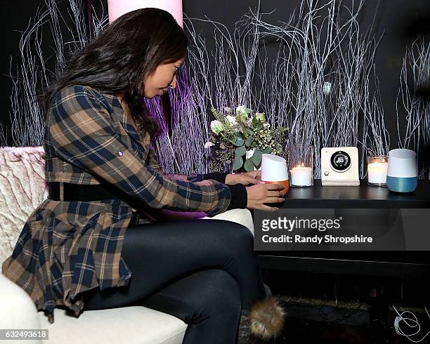 Actress Dorcas Tejeda attends Google Home x Sundance x Wanderluxxe celebrate diversity at the home of Barry & Amy Baker on January 22, 2017 in Park...