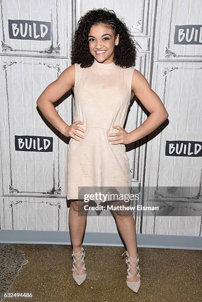 Olympic gymnast Laurie Hernandez attends Build Series presents Laurie Hernandez discussing "I Got This: To Gold And Beyond" t Build Studio on January...