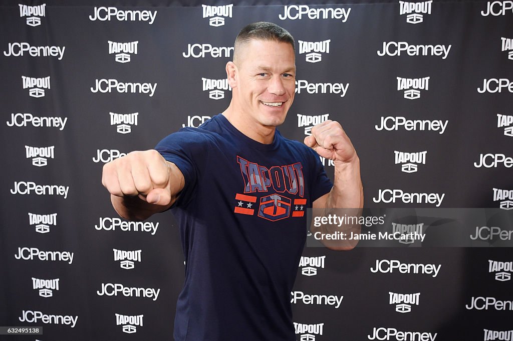 JCPenney & Tapout Brand Ambassador John Cena Event