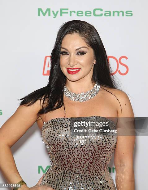 Adult film actress Lea Lexis attends the 2017 Adult Video News Awards at the Hard Rock Hotel & Casino on January 21, 2017 in Las Vegas, Nevada.