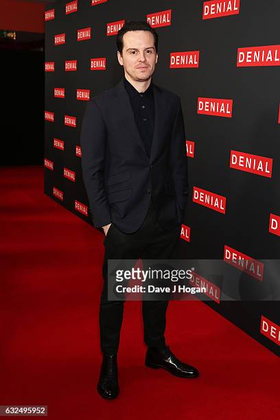 Actor Andrew Scott attends the Gala screening of "Denial" at Ham Yard Hotel on January 23, 2017 in London, England.
