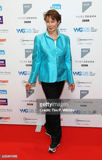 Celia Imrie attends The Writers' Guild Awards at Royal College Of Physicians on January 23, 2017 in London, England.