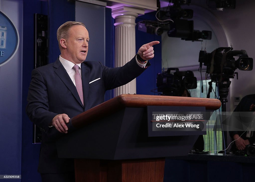 Sean Spicer Holds Daily Press Briefing At The White House