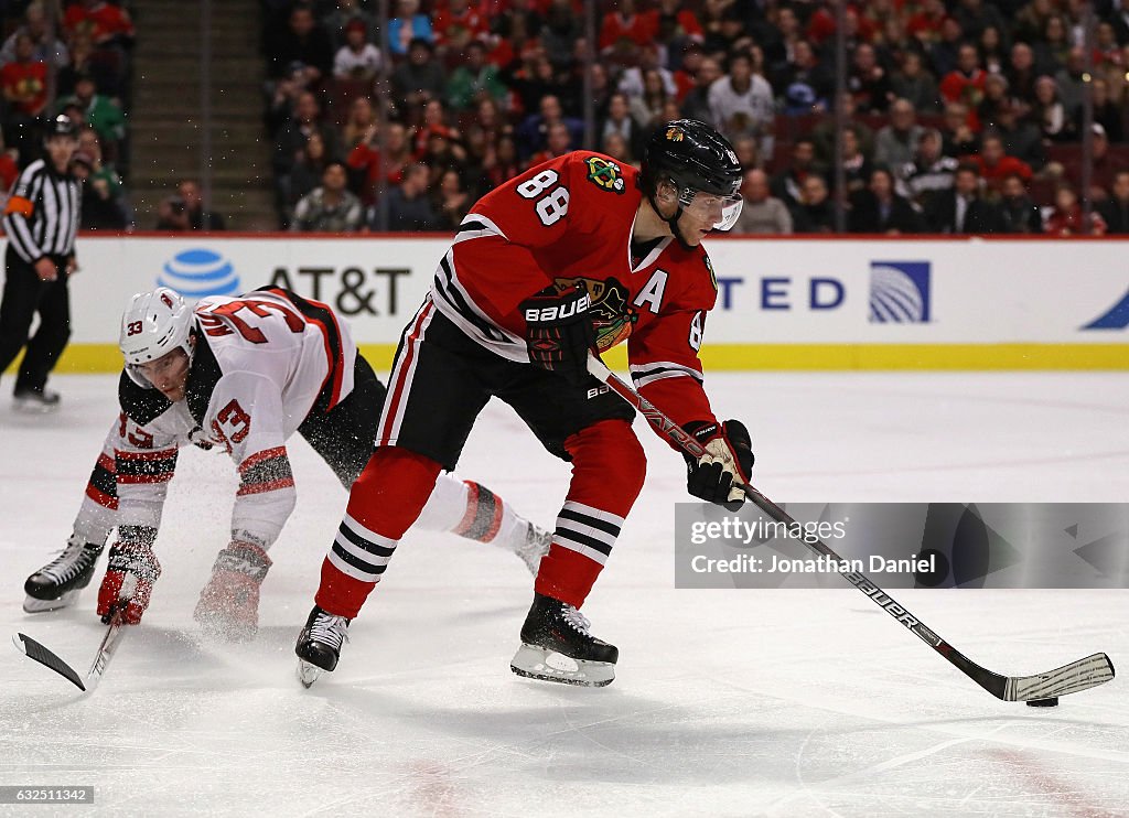 New Jersey Devils v Chicago Blackhawks