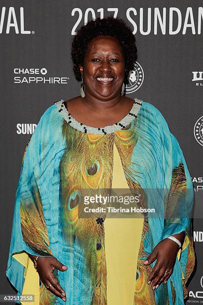Dr. Agnes Bingawaho attends the "Bending The Arc" Premiere at Library Center Theater on January 23, 2017 in Park City, Utah.