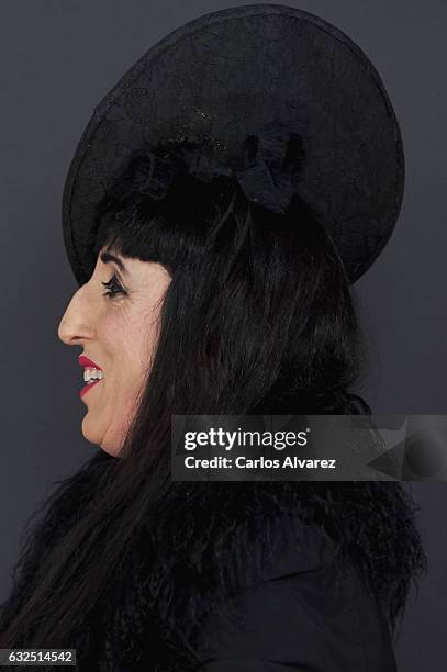 Actress Rossy de Palma attends the Feroz cinema awards 2016 at the Duques de Pastrana Palace on January 23, 2017 in Madrid, Spain.