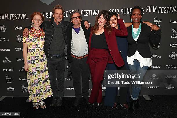 India Menuez, Kevin Bacon, Griffin Dunne, Kathryn Hahn, Roberta Colindrez, and Phoebe Robinson attend the premiere of Amazon Prime Video's "I Love...