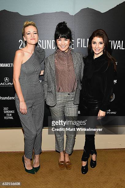 Meredith Hagner, Zoe Chao and Shiri Appleby attend the Short Form Episodic Showcase at Egyptian Theatre on January 23, 2017 in Park City, Utah.