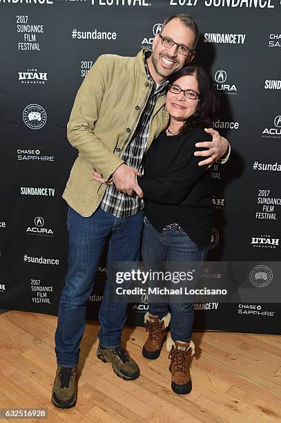 Directors Jon Shenk and Bonni Cohen attend the Movie That Blew My Mind Goes Environmental Panel at Filmmaker Lodge on January 23, 2017 in Park City,...