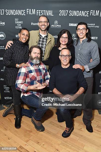 Director of the Documentary Film Program at Sundance Institute Tabitha Jackson, director Jon Shenk, director Bonni Cohen, director Jeff Orloski,...