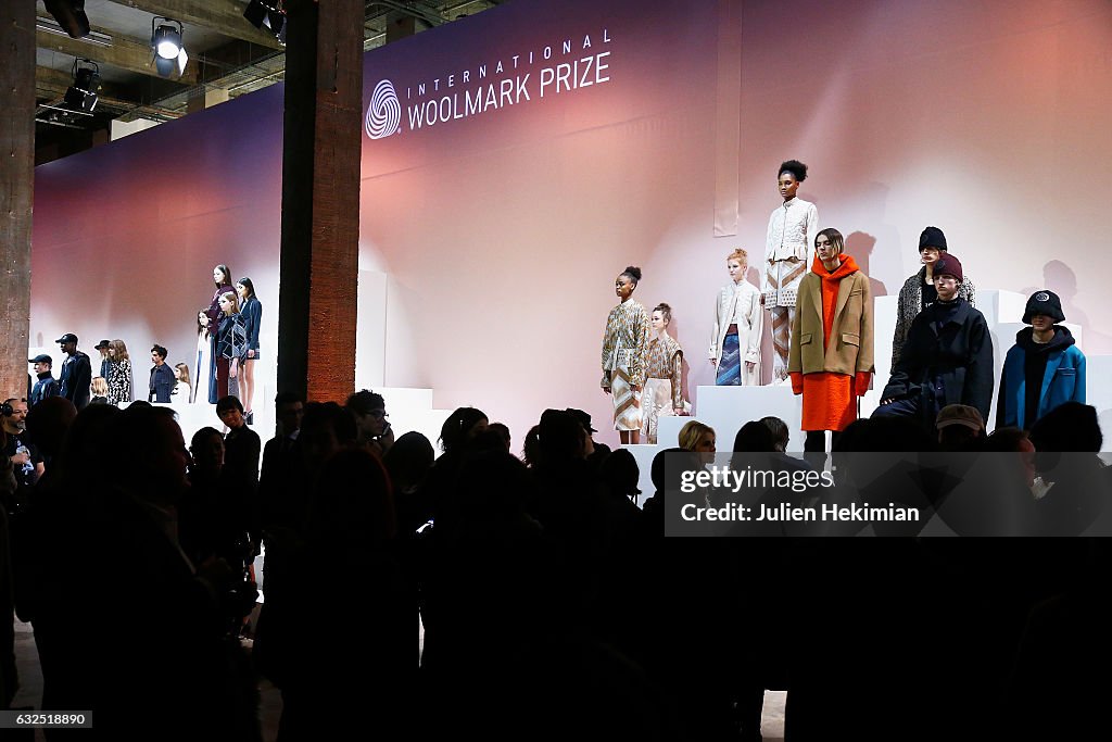 International Woolmark Prize 2017 Menswear And Womenswear Finals - Paris Fashion Week - Haute Couture Spring Summer 2017