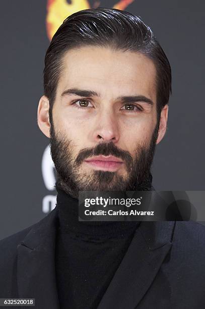 Actor Alex Barahona attends the Feroz cinema awards 2016 at the Duques de Pastrana Palace on January 23, 2017 in Madrid, Spain.