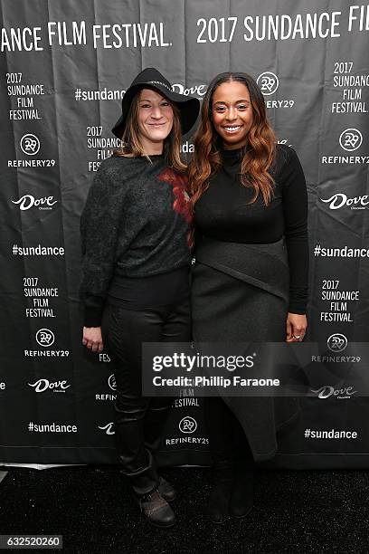 Lauren Beck and Kimberly Steward attend the 2017 Women at Sundance Brunch, co-hosted by Refinery29, DOVE Chocolate and the Sundance Institute at The...