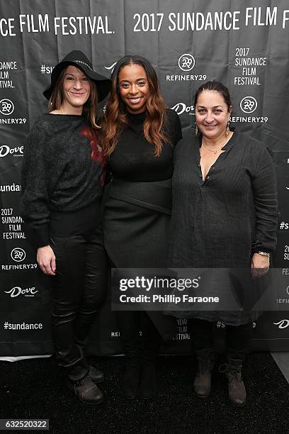 Lauren Beck, Kimberly Steward, and Caroline Libresco attend the 2017 Women at Sundance Brunch, co-hosted by Refinery29, DOVE Chocolate and the...