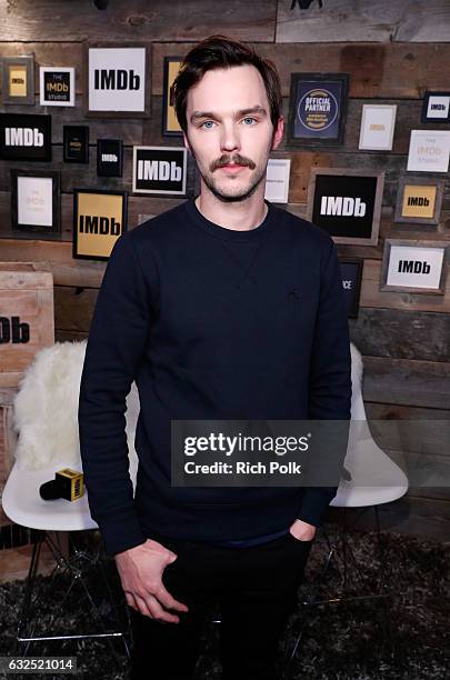 Actor Nicholas Hoult of 'Rebel in the Rye' attends The IMDb Studio featuring the Filmmaker Discovery Lounge, presented by Amazon Video Direct: Day...