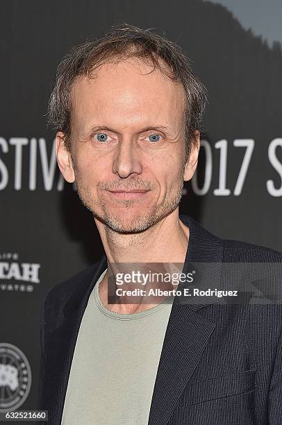 Director Julian Rosefeldt attends the "Manifesto" Premiere at Library Center Theater on January 23, 2017 in Park City, Utah.