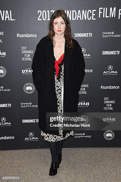 Actress Kate Lyn Sheil attends the "Brigsby Bear" Premiere at Eccles Center Theatre on January 23, 2017 in Park City, Utah.