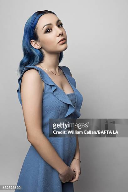 Hannah Marks poses for a portraits at the BAFTA Tea Party at Four Seasons Hotel Los Angeles at Beverly Hills on January 7, 2017 in Los Angeles,...