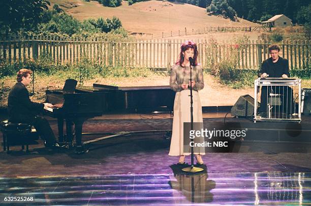 Episode 436 -- Pictured: Singer Patty Loveless performs on April 13, 1994 --
