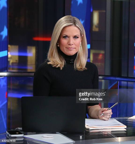 Martha MacCallum, anchor of FOX News Channel's "The First 100 Days" at Fox News Studios on January 23, 2017 in New York City.