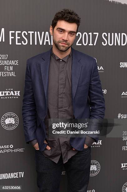 Actor Alec Secareanu attends the "God's Own Country" Premiere at The Marc Theatre on January 23, 2017 in Park City, Utah.