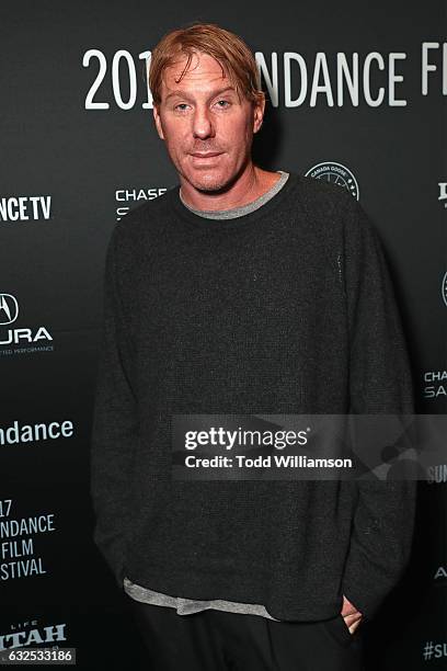 Producer Eric Eisner attends the premiere of Amazon Studios' "Long Strange Trip" at the 2017 Sundance Film Festival at Yarrow Hotel Theater on...