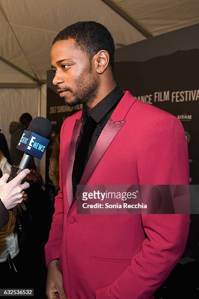 Actor Lakeith Stanfield attends the "Crown Heights" Premiere at Library Center Theater on January 23, 2017 in Park City, Utah.