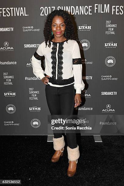 Actress Marsha Stephanie Blake attends the "Crown Heights" Premiere at Library Center Theater on January 23, 2017 in Park City, Utah.