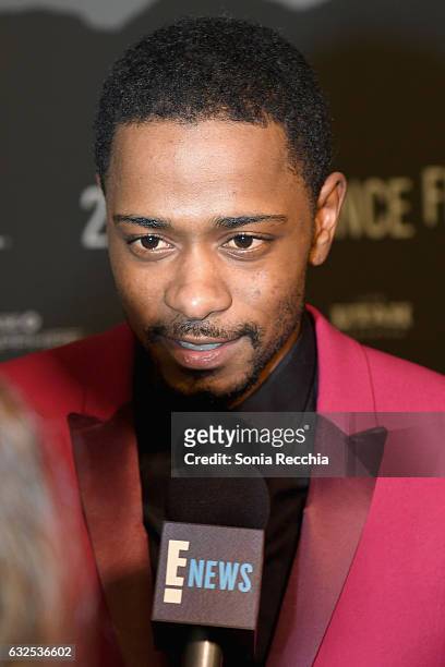 Actor Lakeith Stanfield attends the "Crown Heights" Premiere at Library Center Theater on January 23, 2017 in Park City, Utah.