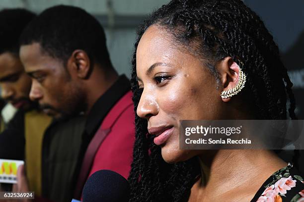 Actress Natalie Paul attends the "Crown Heights" Premiere at Library Center Theater on January 23, 2017 in Park City, Utah.