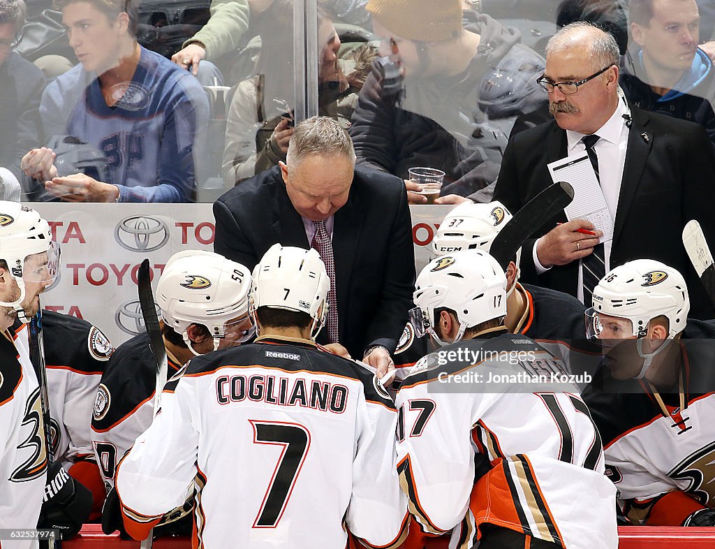 Anaheim Ducks v Winnipeg Jets