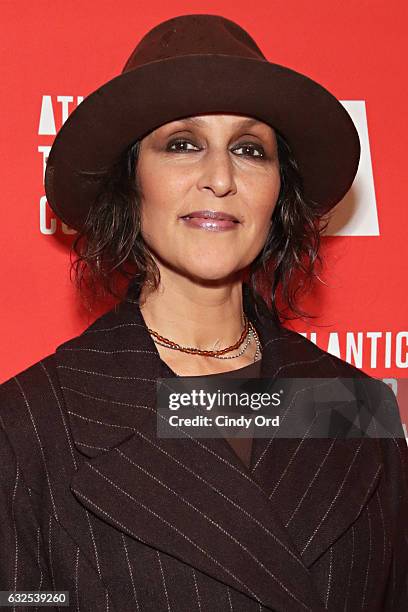 Actress Lisa Ramirez attends the "Tell Hector I Miss Him" Opening Night Party at Jake's Saloon on January 23, 2017 in New York City.